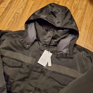 Nike Sportswear Jacket Women Large Black City Ready Down Fill‎ Parka Big Pockets